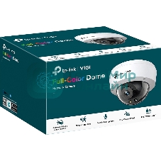 Купольная камера 4 Мп с цветным ночным видением/ 4MP Full-Color Dome Network Camera