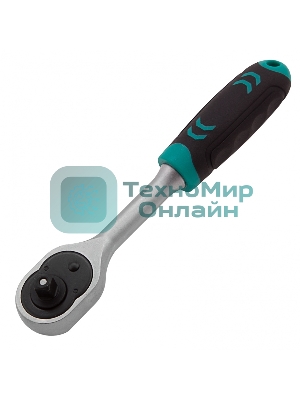 Набор головок Stels 14125 набор торцевых головок 1/4'' головки 4 - 13мм с трещот. ключом crv 11 пр.