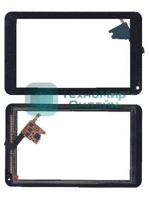 Сенсорное стекло (тачскрин) для LG Optimus Pad (V900), черное