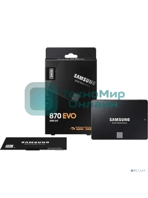 Накопитель SSD Samsung 870 EVO, 500Gb, SATA III, 2.5