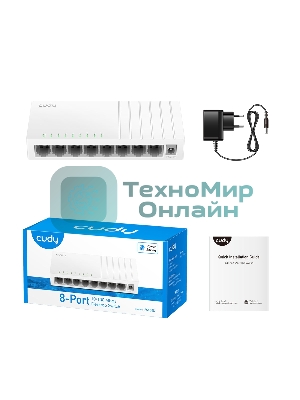Коммутатор Cudy FS108D (L2) 8x100 Мбит/с неуправляемый