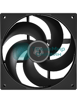 Вентилятор для корпуса ID-Cooling AS-140-K черный, 140 мм, 1800 об/мин, 24.9 дБ, 4 pin