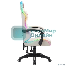 Кресло игровое Defender Energy белый, RGb, класс 4, PU