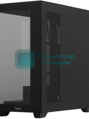 Компьютерный корпус Ocypus Gamma C72 BK ATX/win/black/no PSU/Tempered Glass
