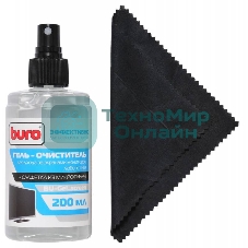 Чистящий набор (салфетки + гель) Buro BU-Gel screen для экранов и оптики 200 мл