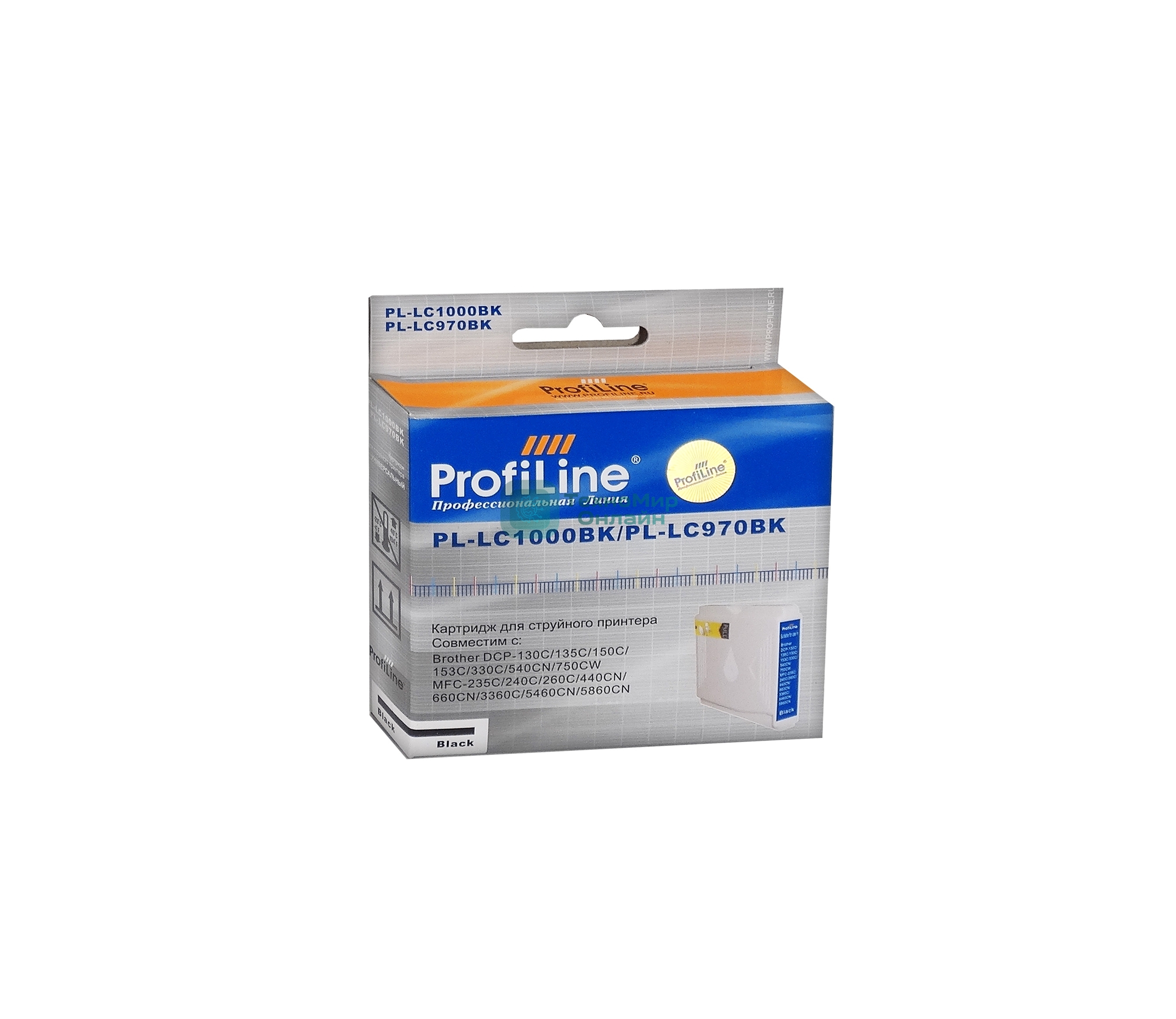 Картридж струйный ProfiLine PL-LC1000BK/LC970BK для принтеров Brother DCP -130C/135C/150C/235C/330C/350C/440CN/750CW/MFC-240C/260C/660CN/665CW/885CW/360C/5460CN/5860CW Black водн