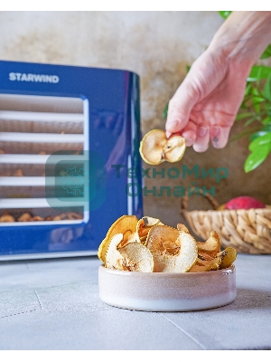 Сушка для фруктов и овощей Starwind SFD6431 6под. 400Вт синий