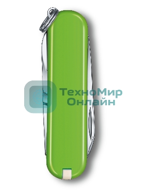Нож перочинный Victorinox Classic Smashed Avocado (0.6223.43G) 58мм 7функц. карт.коробка