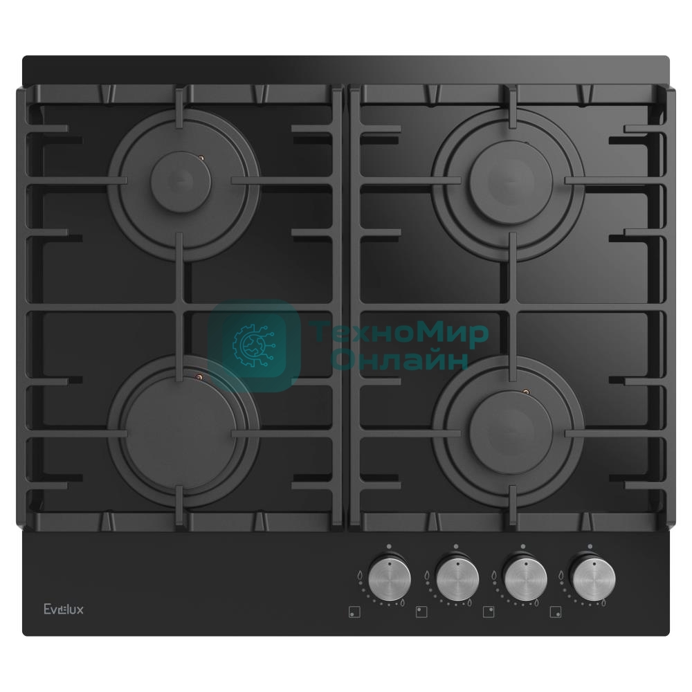 Газовая варочная панель Evelux HEG 600 BG
