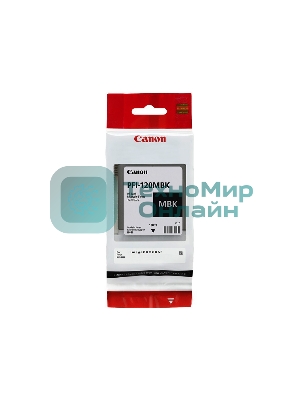 Картридж струйный Canon PFI-120 MBK 2884C001 черный матовый (130мл) для Canon Canon imagePROGRAF TM-200/205
