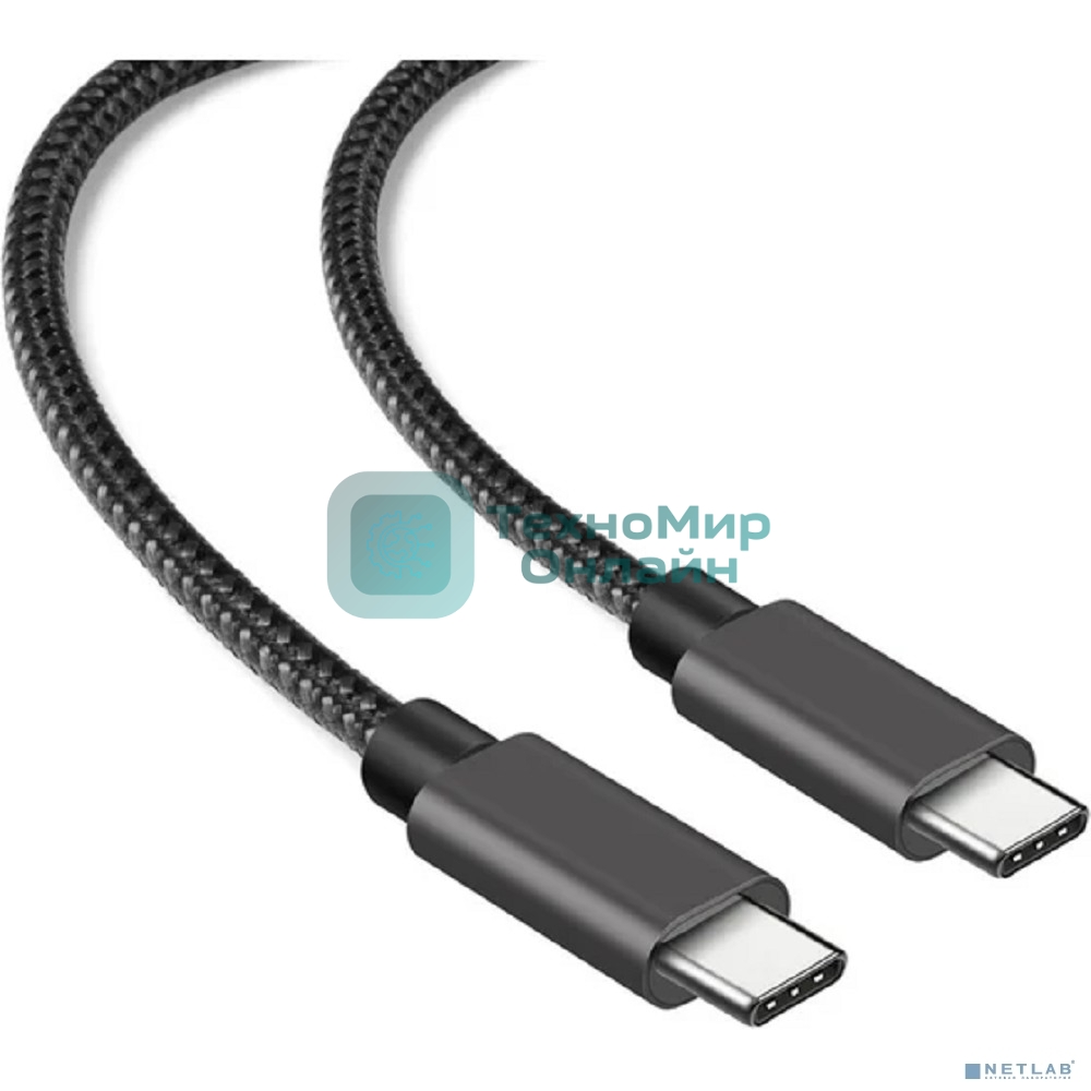 Кабель 5bites TC202-612G Type-C, CM-CM, 60W, 1.2M, серый