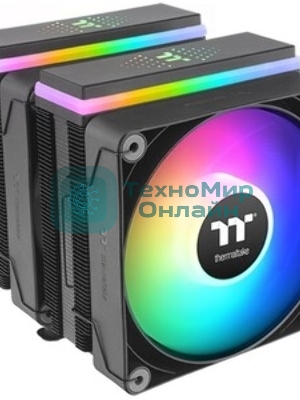 Устройство охлаждения (кулер) Thermaltake Astria 600 ARGB Soc-AM5/AM4/1151/1200/1700 черный 4-pin 26.8dB Al 265W Ret (CL-P121-CA12SW-A)