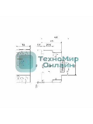 Контактор модульный Werkel 63 A 2NO (2 мод.) W942M63O