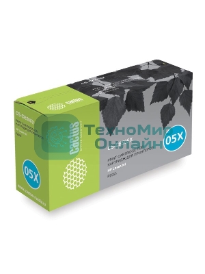 Картридж лазерный Cactus CS-CE505XS черный (6500 стр.) для HP LJ2055