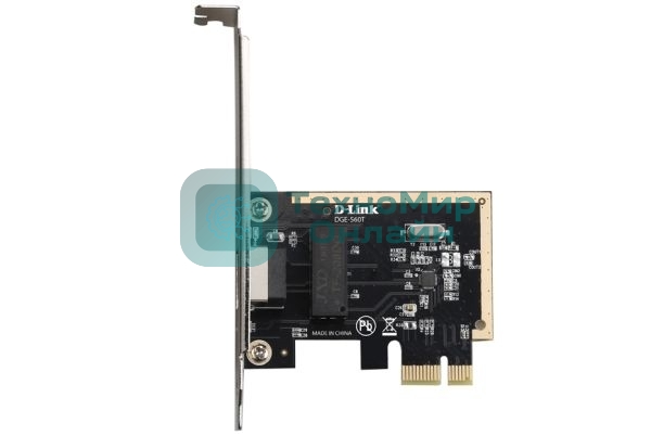 Сетевой адаптер Gigabit Ethernet D-Link DGE-560T/20/D1A PCI Express (упак.:20шт)
