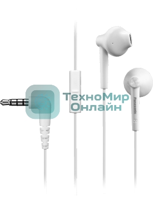 Проводные наушники Panasonic RP-TCM55GC-W белый, вкладыши, Jack 3.5 мм
