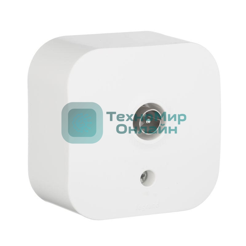 Розетка телевизионная Quteo TV БЕЛ Quteo Розетка TV БЕЛ