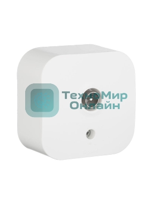 Розетка телевизионная Quteo TV БЕЛ Quteo Розетка TV БЕЛ