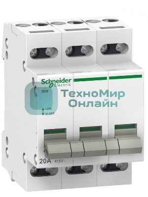 ВЫКЛЮЧАТЕЛЬ НАГРУЗКИ iSW 3П 32A ВЫКЛЮЧАТЕЛЬ НАГРУЗКИ iSW 3П 32A