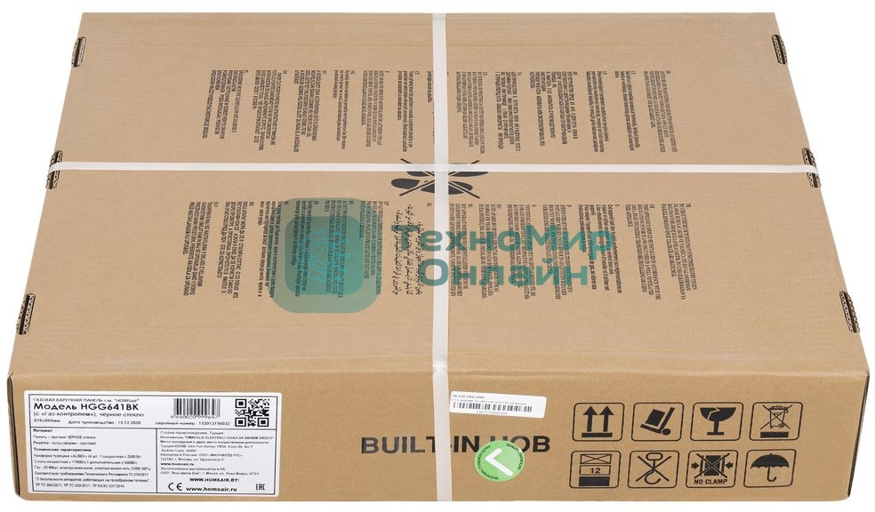 Газовая варочная панель HOMSair HGG641BK