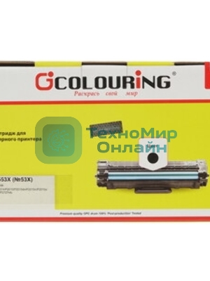 Картридж лазерный Colouring CG-Q7553X/715 черный (7000 стр.) для HP LJ P2010/P2014/P2015/2015d/2015n/M2727/M2727nf/M2727nfs/Canon LBP-3310/3370