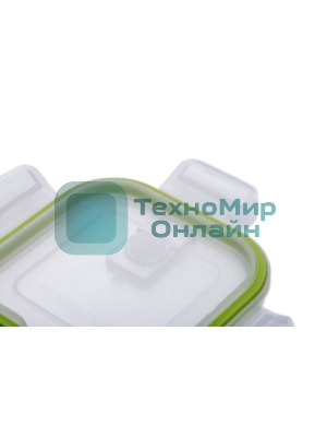 Контейнер квадратный Eley ELP2204G 1200 мл, зеленый