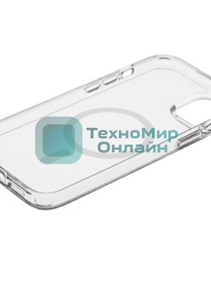 Чехол (клип-кейс) uBear для Apple iPhone 15 Plus Real Mag Case with MagSafe прозрачный (CS254TT67RL-I23M)