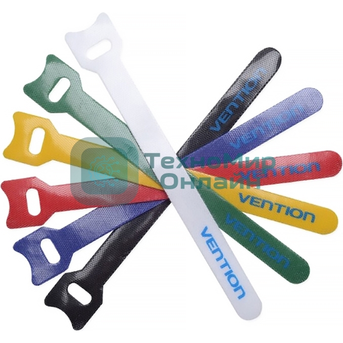 Кабельные хомуты Vention 6 шт. разноцветные 15 см. KAC00