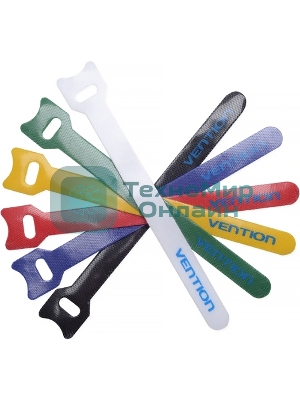 Кабельные хомуты Vention 6 шт. разноцветные 15 см. KAC00