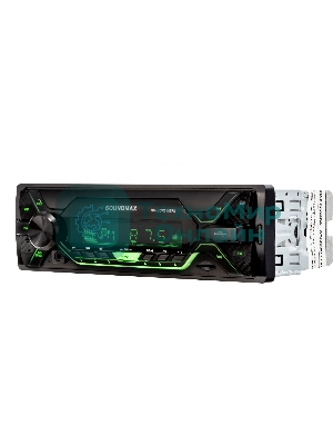 Автомагнитола Soundmax SM-CCR3185FB, 1 DIN, Bluetooth, USB Type-A, AUX