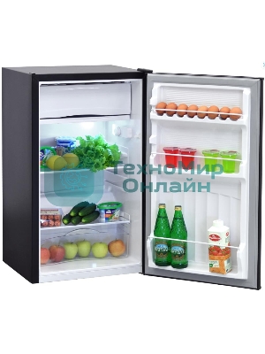 Холодильник Nordfrost NR 403 B черный матовый однокамерный 100/11л морозилка сверху