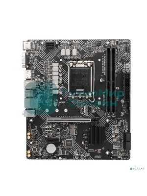 Материнская плата MSI PRO H610M-G, LGA 1700, Intel H610, 2xDDR5, 4xSATA, 1xM.2, 1xPCIe 4.0 x16, 1xPCIe 3.0 x1, 1xHDMI, 1xDP, 1xVGA, 1xRJ45 1Gb, 2xUSB-A 3.2 Gen 1, 4xUSB-A 2.0, 3x3.5мм, 7.1, mATX