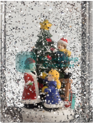 Декоративный фонарь Neon-night с эффектом снегопада и подсветкой 