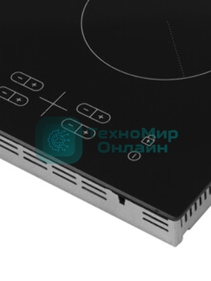Встраиваемая электрическая панель Samsung NZ64T3506AK/WT 575x505x55 мм, стеклокерамика, 4 конфорки, скошенная рамка,сенсорное управление, светодиодный LED-дисплей, защита от детей, черный