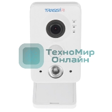 Камера видеонаблюдения IP Trassir TR-D7151IR1 1.4-1.4мм корп.:белый