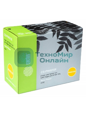 Картридж лазерный Cactus CS-PH4510X (113R00712) черный (19000 стр.) для Phaser 4510