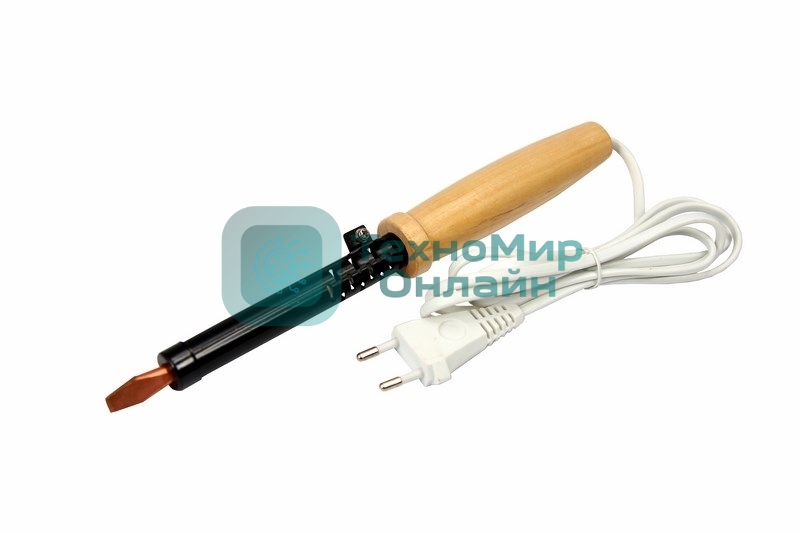 Паяльник Rexant ЭПСН 220В 100Вт дерев. ручка ПД