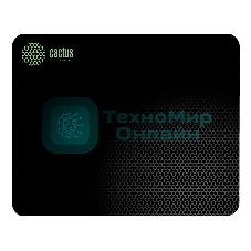 Коврик для мыши Cactus CS-MP-D02M Средний черный 300x250x3мм