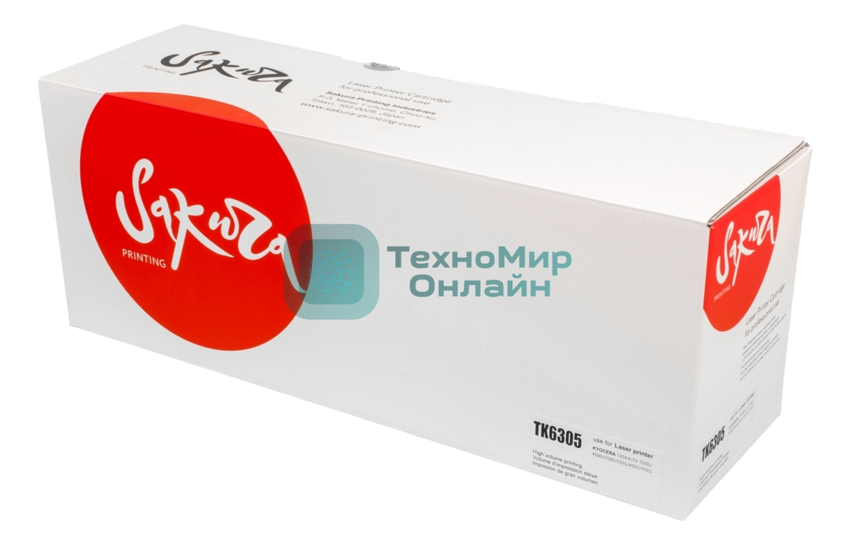 Картридж Sakura TK6305 для Kyocera Mita, черный, 35000 к.