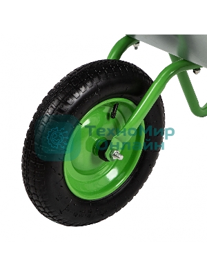 Тачка садовая Сибртех одноколесная облегченная, объем 65 л