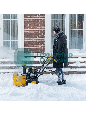 Бензиновая снегоуборочная машина Denzel SB 560 LP, 212cc, эл.старт, фара