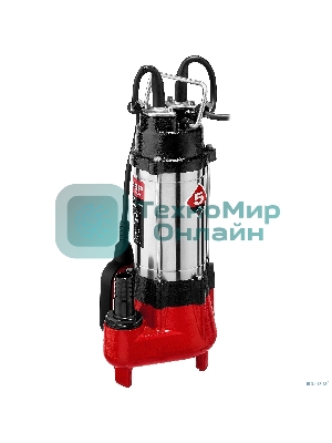 Насос ЗУБР НПФ-250 фекальный погружной 250Вт пропускная способность 150 л/мин напор 7.5м чугунн