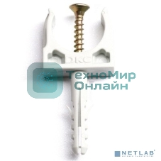 Держатель с защелкой и дюбелем. д.25мм 51325 DKC