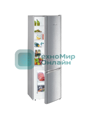 Холодильник Liebherr CUELE 2831-26 001 серебристый двухкамерный 212/53л морозилка снизу