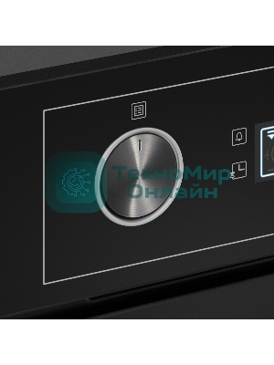 Шкаф духовой электрический Maunfeld AEOH60102B, 60л, дверца с 3 стеклами, черный