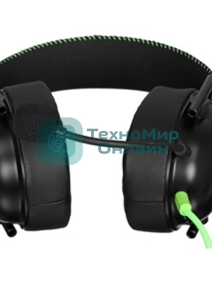 Гарнитура Defender Toxic чёрный, проводная, USB / mini jack 3.5 мм, подсветка