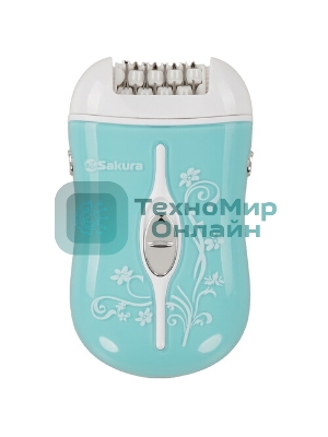 Эпилятор Sakura SA-5540SBL 2нас+бритва 2скор аккум