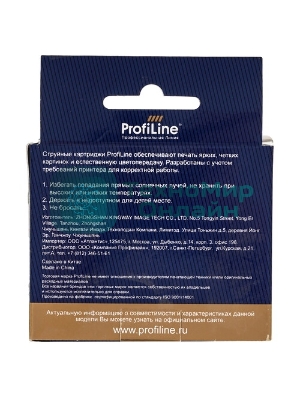 Картридж струйный ProfiLine PL-T1033 для принтеров Epson Stylus TX550/Stylus Office T30/T40/T40W/TX510/TX600/TX600FW/T1100 с чернилами Magenta 11,1 мл