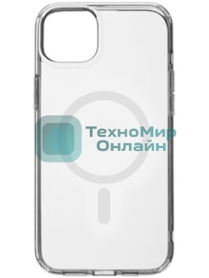 Чехол (клип-кейс) uBear для Apple iPhone 15 Plus Real Mag Case with MagSafe прозрачный (CS254TT67RL-I23M)