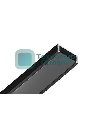 Алюминиевый профиль Ambrella light GP1700BK черный 2000*15.5*6